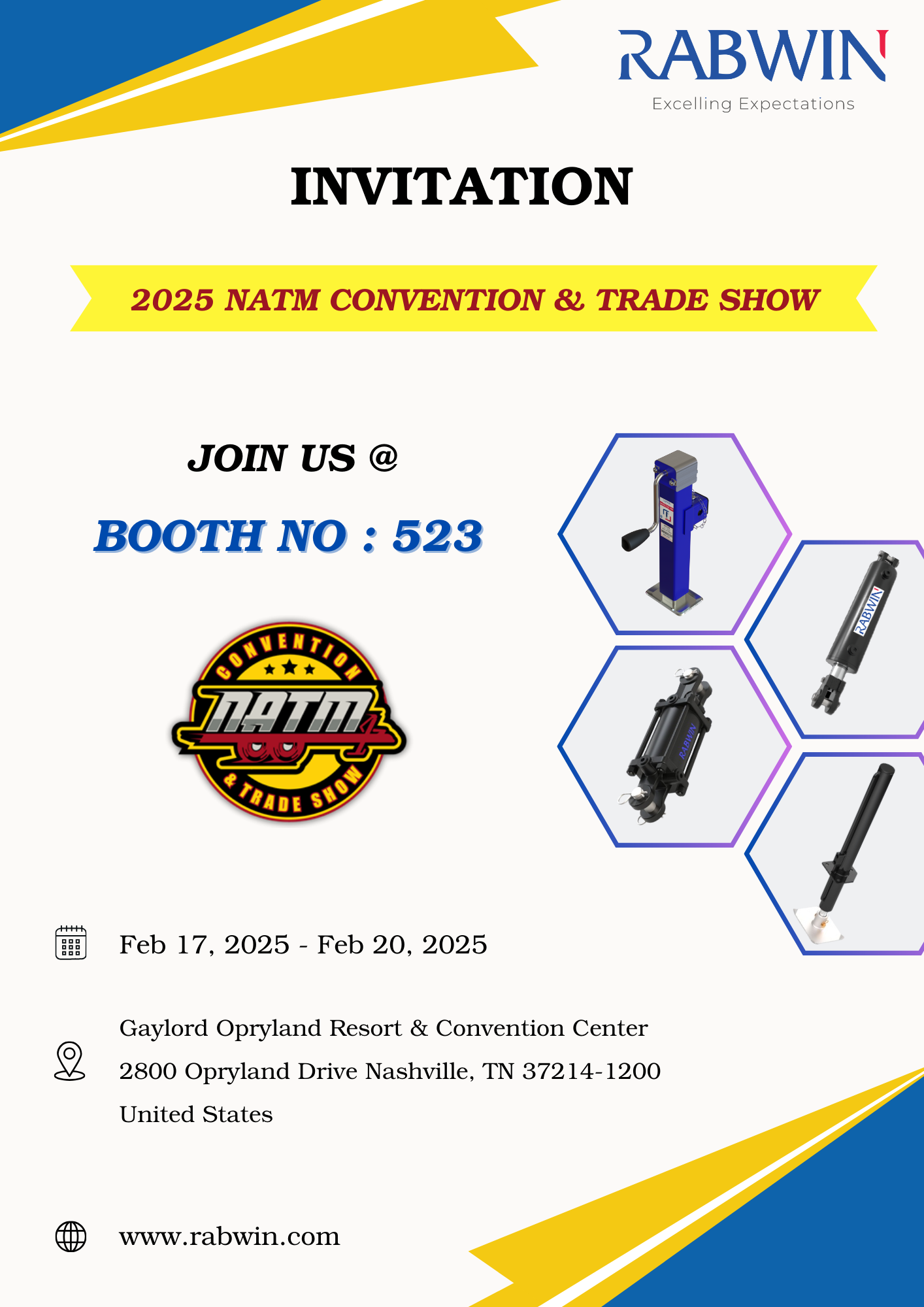 Join Us at the NATM Convention & Trade Show 2025 in Nashville!